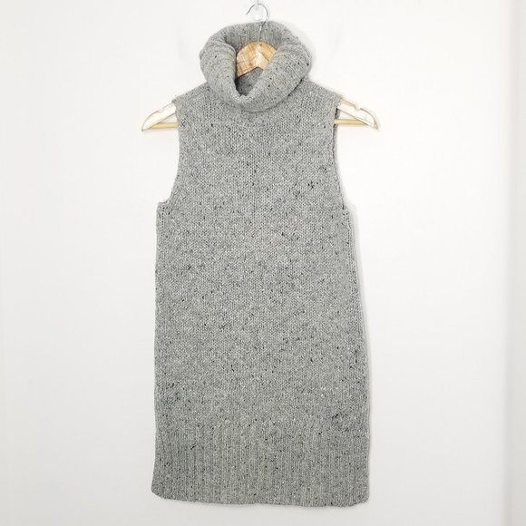 Cynthia Rowley | Gray Knit Cowl Sweater Tunic XS - Picture 1 of 8